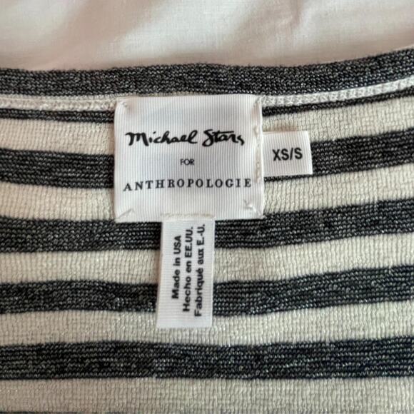 Michael Stars For Anthropologie Striped Tee Womens XS S - Picture 3 of 6